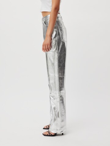 LeGer by Lena Gercke Loosefit Hose 'Katrin' in Silber