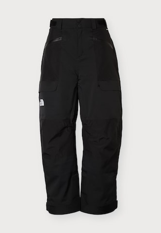 THE NORTH FACE Loosefit Sportbroek 'POWSTAR' in Zwart: voorkant