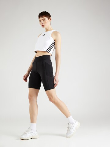 ADIDAS PERFORMANCE Skinny Sportovní kalhoty 'MATCH' – černá