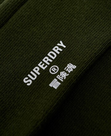 Superdry SUPERDRY Core Socken mit Rippenmuster in Grün