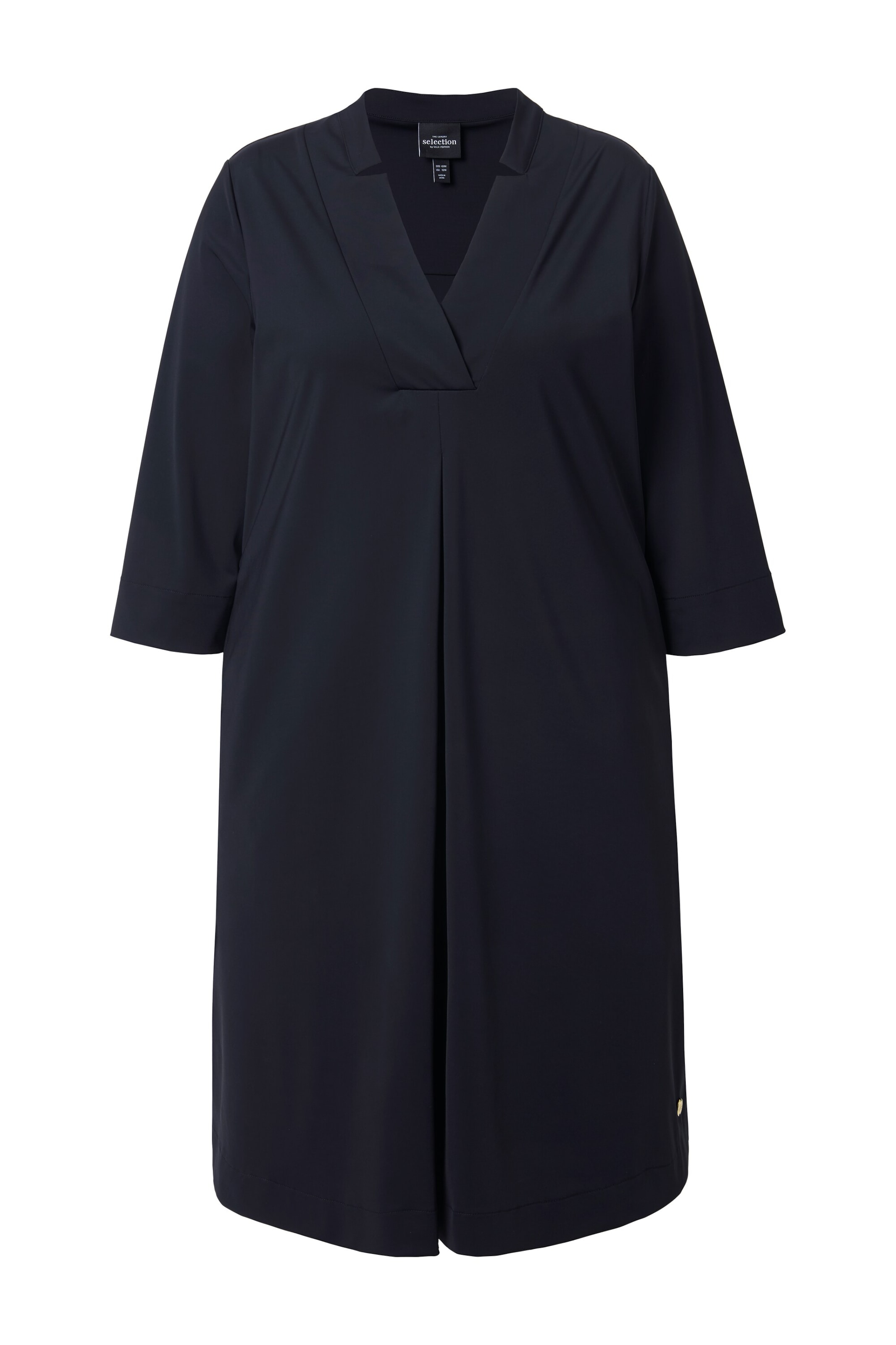 Ulla Popken Kleid in Schwarz: Vorderseite