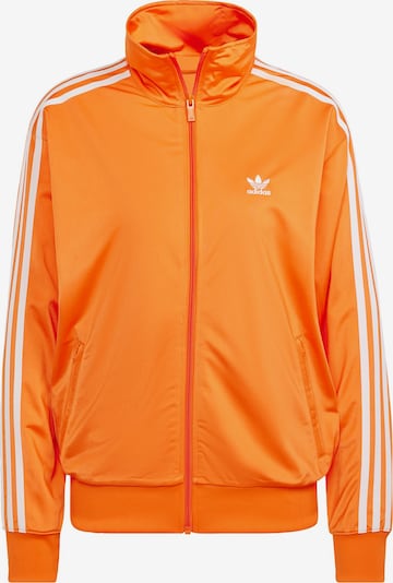 ADIDAS ORIGINALS Sweatjacke 'Classics Firebird' in orange / weiß, Produktansicht