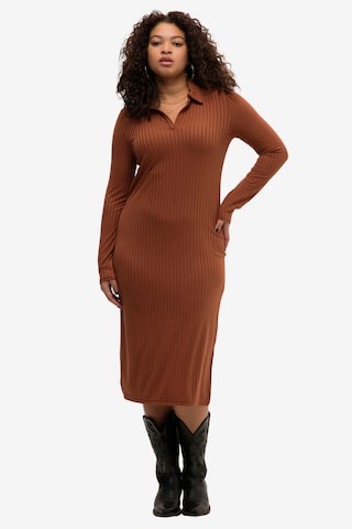 Studio Untold Dress in Brown: front