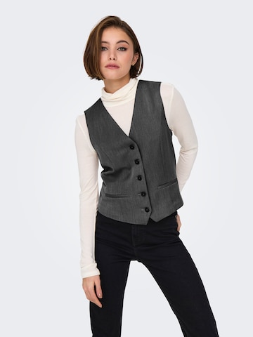 Gilet da completo di ONLY in grigio: frontale