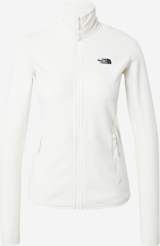 THE NORTH FACE - Casaco de velo funcional 'Glacier' em branco: frente