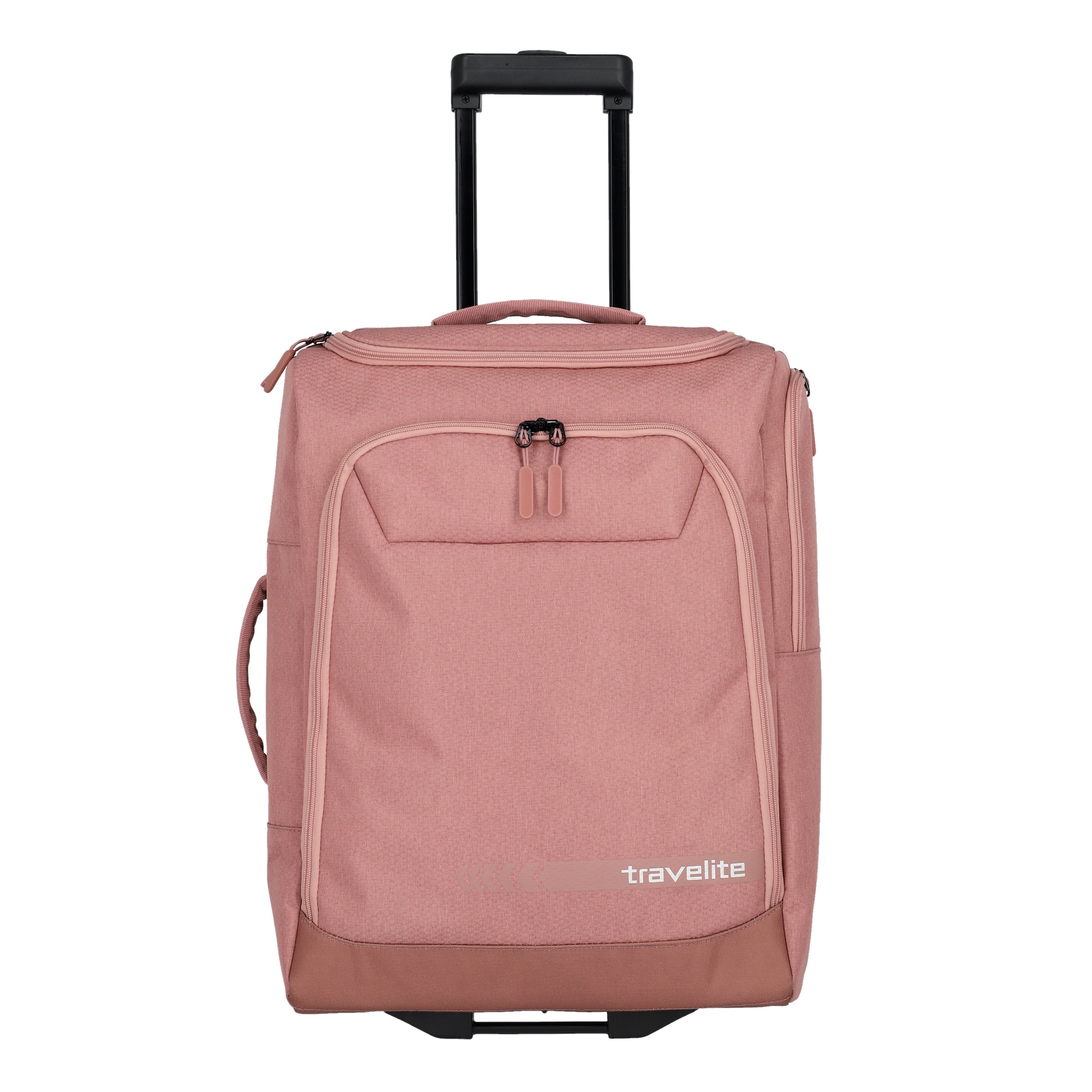 TRAVELITE Trolley 'Kick Off' in Roze: voorkant