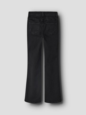 NAME IT Bootcut Jeans 'NKFPOLLY SKINNY BOOT JEANS 1142-AU'‌‌ in Schwarz