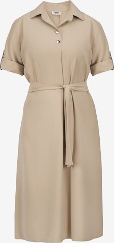 Robe-chemise 'SILVIA' Karko en beige : devant