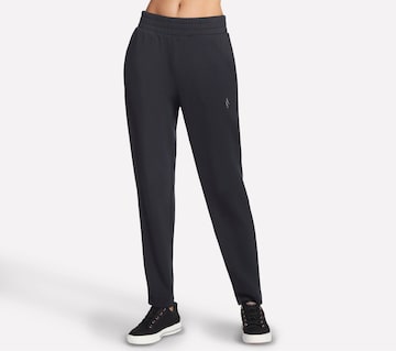 SKECHERS Tapered Pants in Black: front