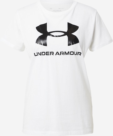 UNDER ARMOUR Toiminnallinen paita värissä valkoinen: edessä
