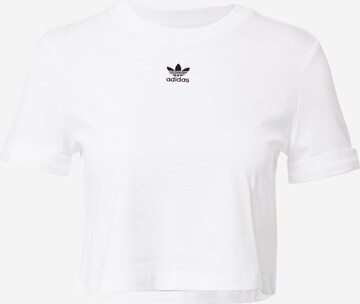 ADIDAS ORIGINALS Shirt in White: front