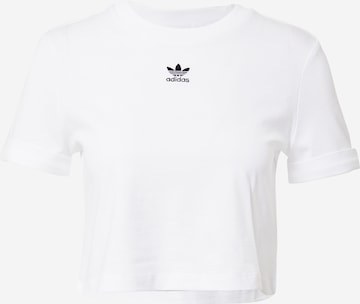 ADIDAS ORIGINALS T-shirt i vit: framsida