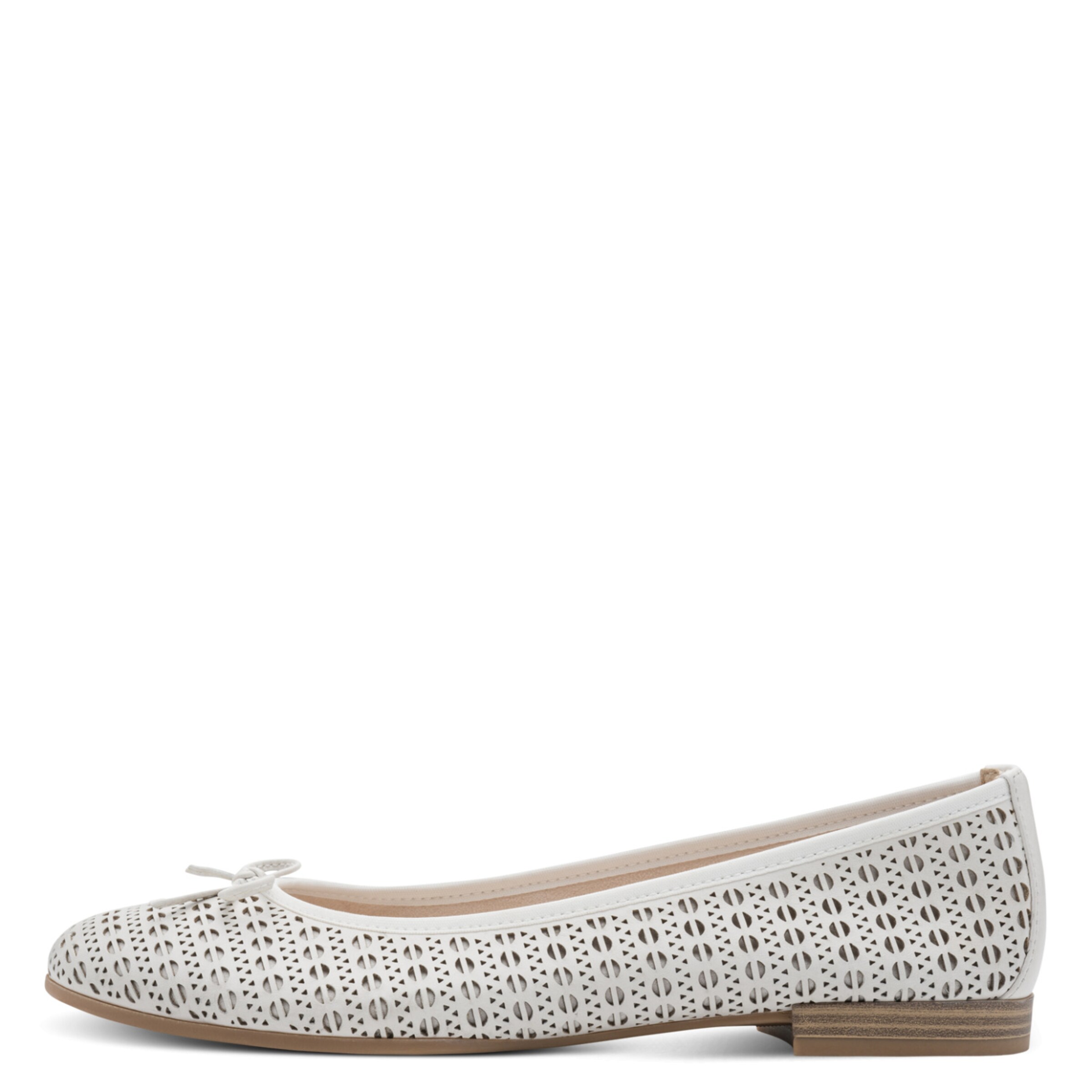 Tamaris Ballet Flats in White