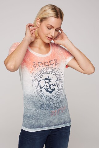 Soccx Shirt 'Rock the Boat' in Blauw: voorkant