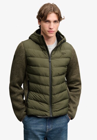 Superdry & Co Демисезонная куртка в Зеленый: спереди