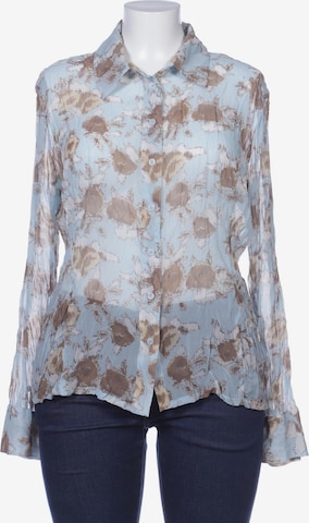 COMMA Bluse XXL in Blau: Vorderseite