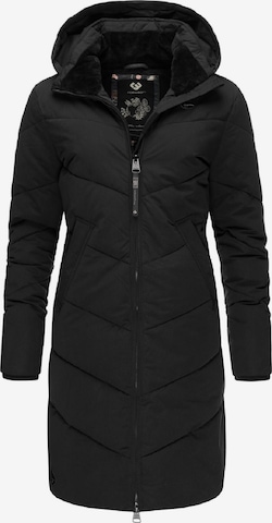 Ragwear Wintermantel 'Rebelka II Intl.' in Schwarz: predná strana