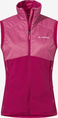 VAUDE Sportbodywarmer 'Brenva VE II' in Roze: voorkant