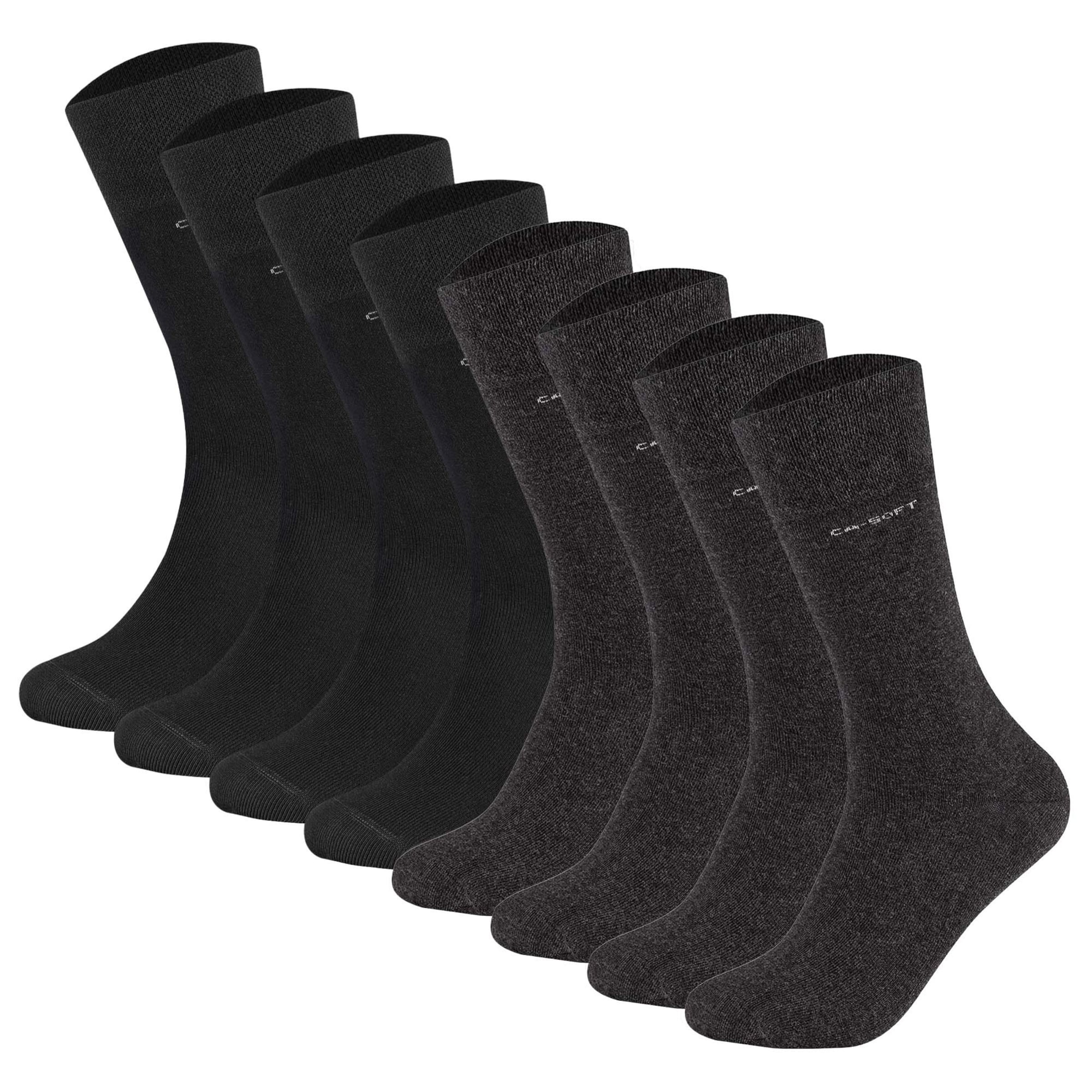 camano Socken in Grau: Vorderseite