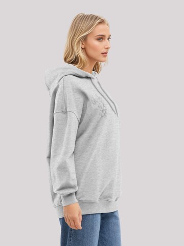 Sweat-shirt 'Schmetterling Blumen Bestickt' F4NT4STIC en gris