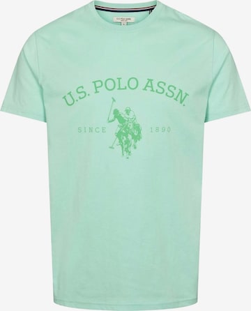 U.S. POLO ASSN. Paita 'UMARCHIBALD' värissä vihreä: etupuoli