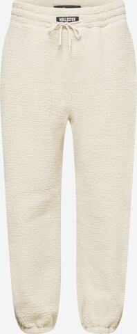 Tapered Pantaloni 'APAC' di HOLLISTER in bianco: frontale