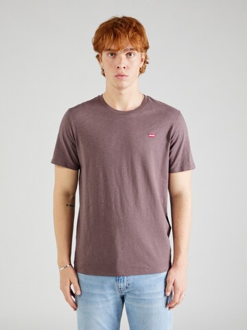 T-Shirt LEVI'S ® en marron : devant