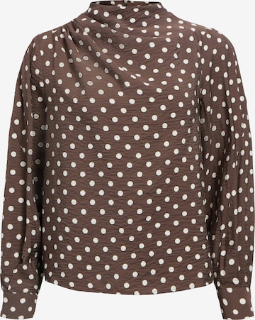 OBJECTBluza 'OBJHALI' - smeđa boja: prednji dio