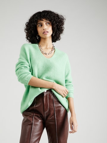 MOS MOSH Sweter w kolorze zielony: przód