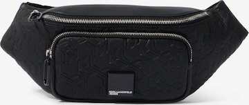 KARL LAGERFELD JEANS Belt bag in Black: front