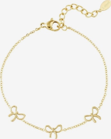 Cala Rose Armband 'CLASSIC BOW' in Goud: voorkant
