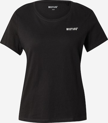 MUSTANG T-Shirt 'Alma' in Schwarz: Vorderseite