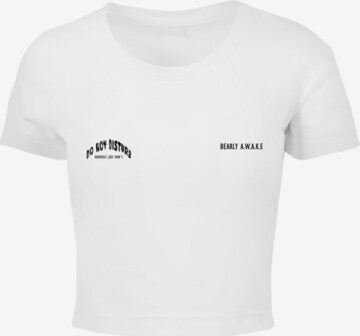 T-shirt 'Barely Awake' Merchcode en blanc : devant