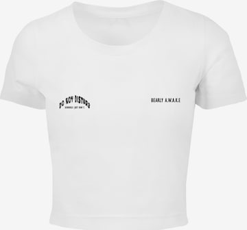 T-shirt 'Barely Awake' Merchcode en blanc : devant
