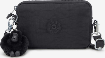 KIPLING Чанта за през рамо тип преметка в черно: отпред