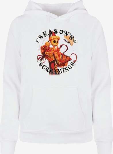 ABSOLUTE CULT Sweatshirt 'The Nightmare Before Christmas - Seasons Screamings' in orange / rot / schwarz / weiß, Produktansicht