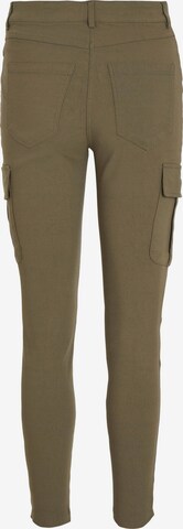 VILA Skinny Kargo hlače | zelena barva