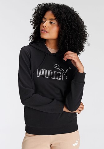 PUMA Sportsweatshirt in Schwarz: Vorderseite