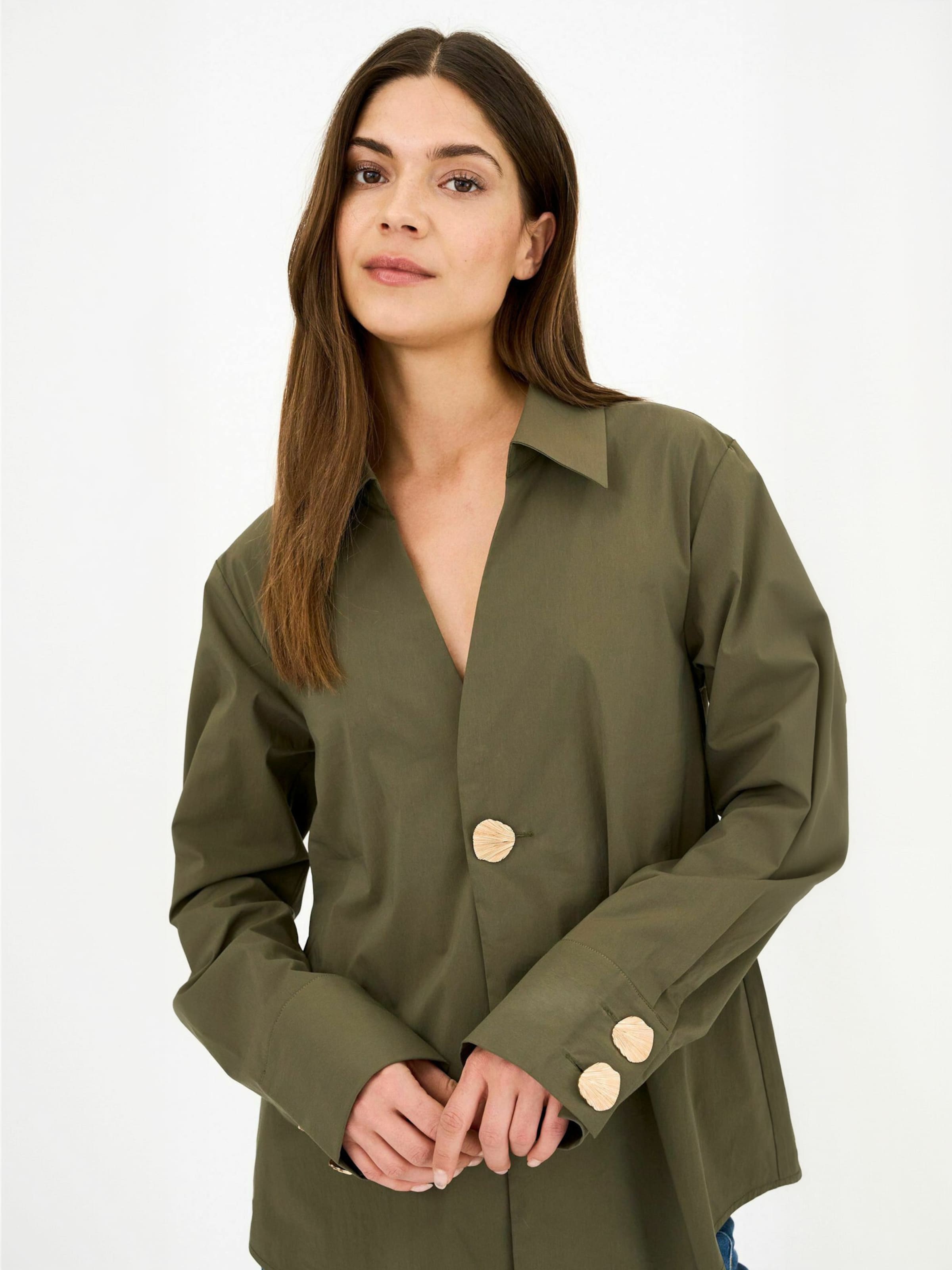 Pieszak - Camisa ' PD-Tulip ' em verde: frente