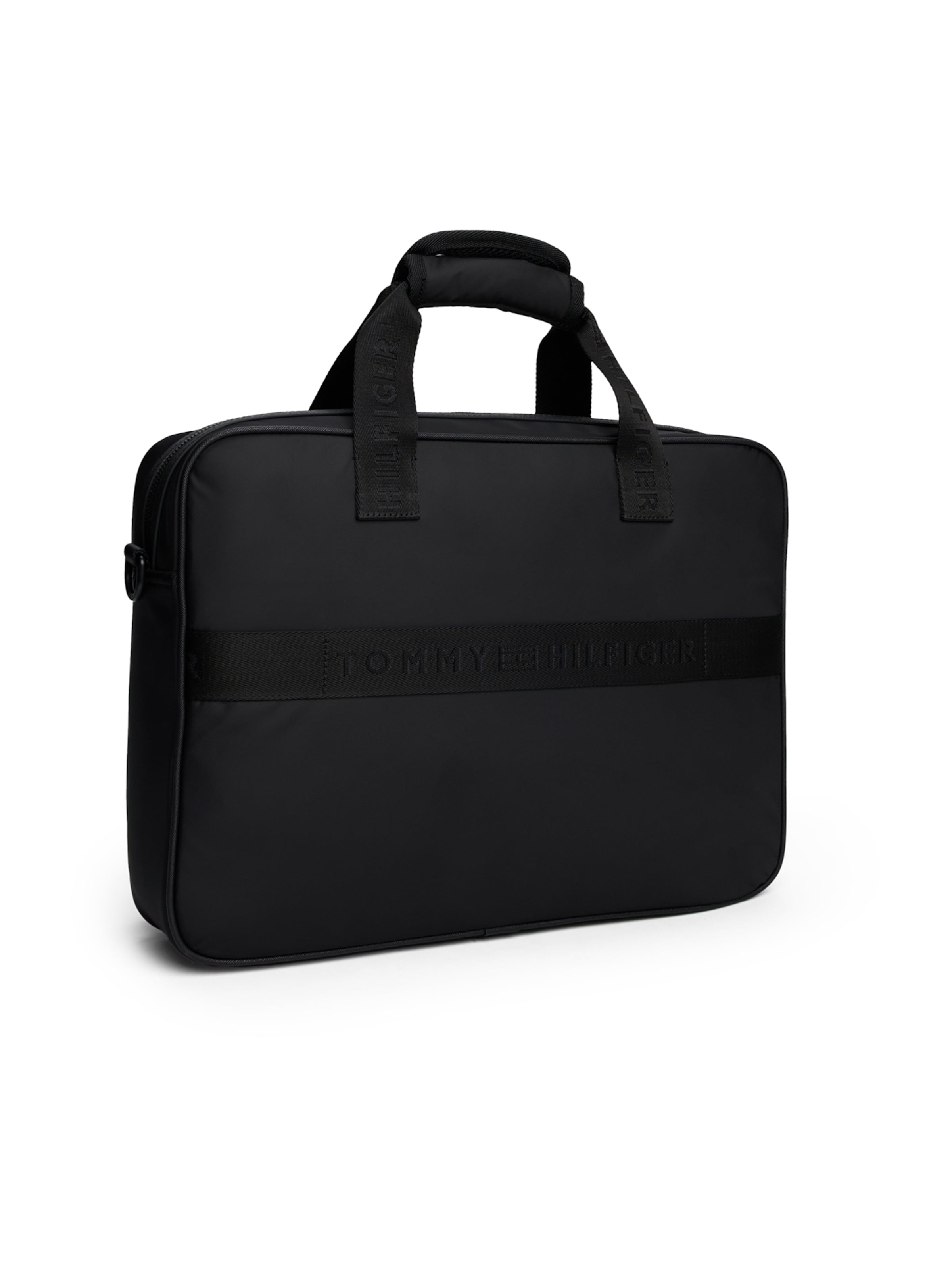 juoda TOMMY HILFIGER Portfelis-rankinė