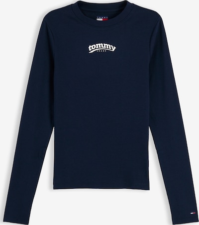 XXS dydžio Marškinėliai 'ESS' iš Tommy Jeans, spalva – tamsiai mėlyna / balta, Prekių apžvalga