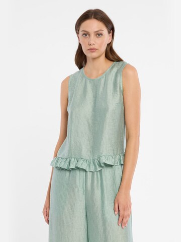 Ana Alcazar Top 'Dorell' in Green: front