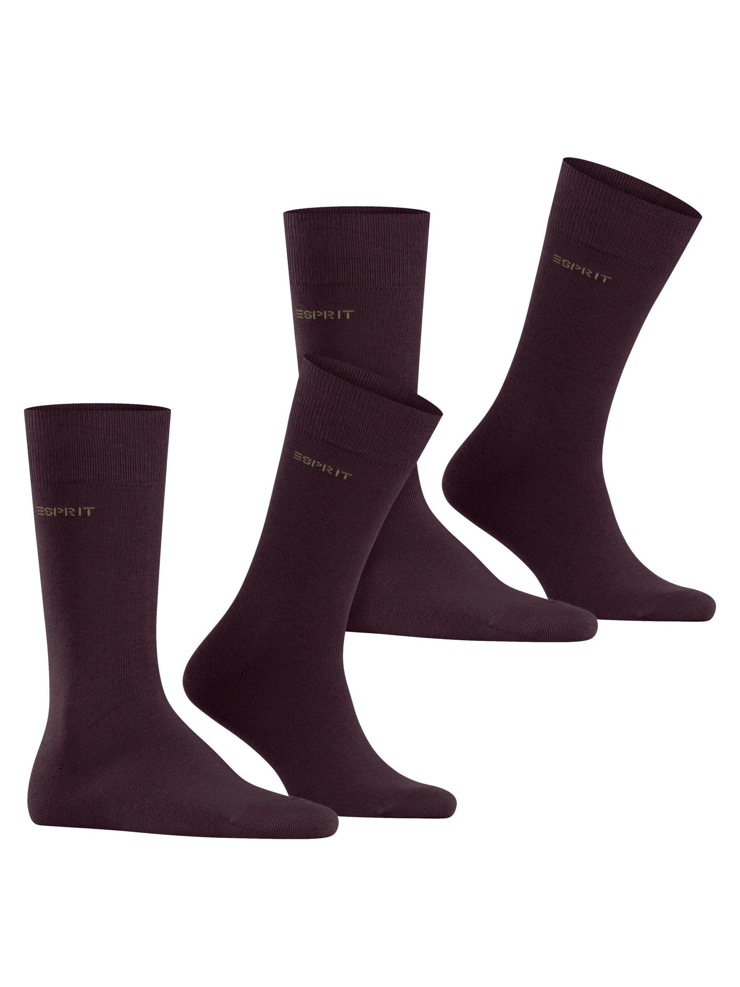 ESPRIT Socken 'Basic Uni 2-Pack'‌ in Rot