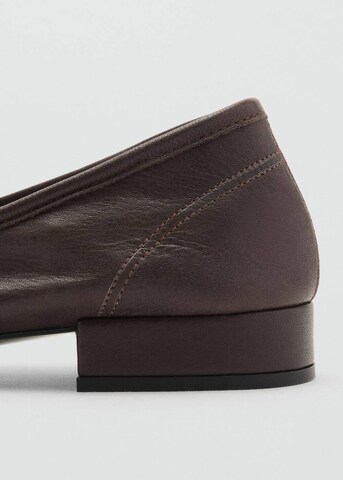 MANGO Ballet Flats 'Baila' in Brown