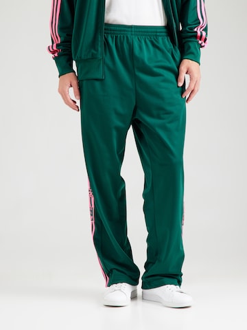 Loosefit Pantalon 'Adibreak' ADIDAS ORIGINALS en vert : devant
