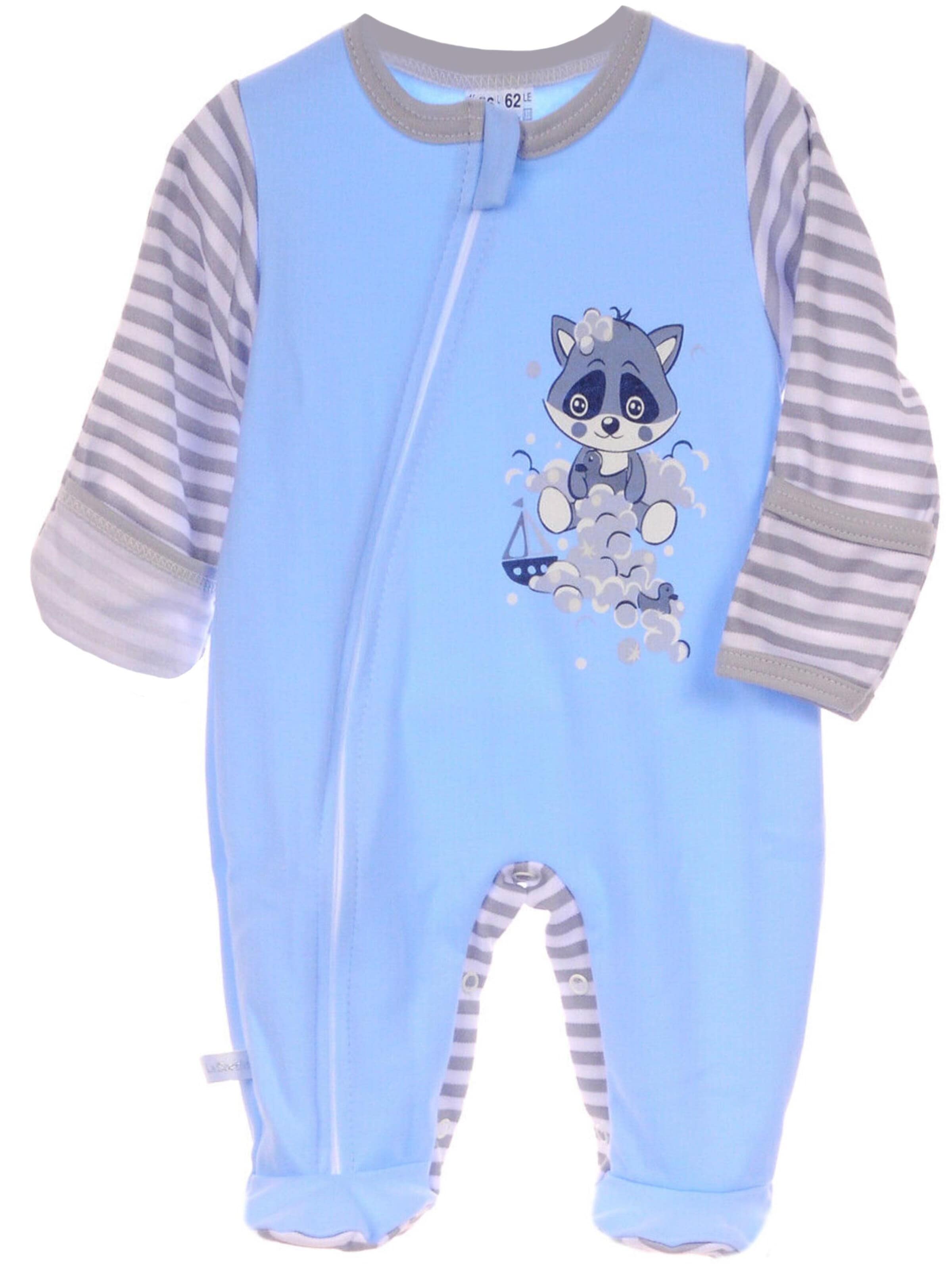 La Bortini Romper/bodysuit in Blue: front