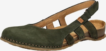 EL NATURALISTA Sandal in Green: front