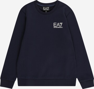 EA7 Emporio Armani Sweatshirt in Blue: front