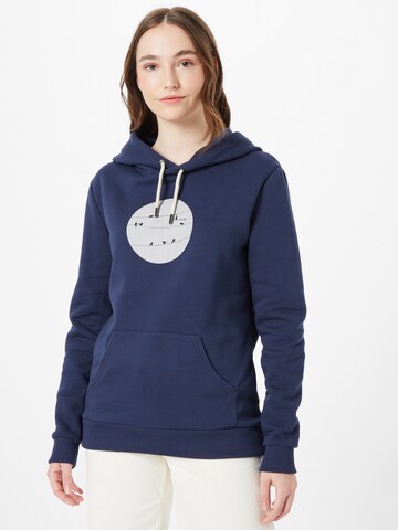 GREENBOMB - Sweatshirt 'Off Line' em azul: frente