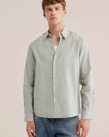 Regular fit Camicia business di WE Fashion in verde